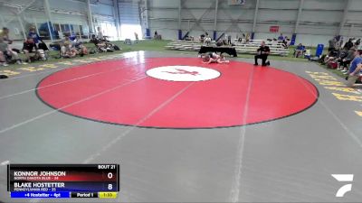 145 lbs 2nd Wrestleback (16 Team) - Konnor Johnson, North Dakota Blue vs Blake Hostetter, Pennsylvania Red