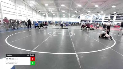 143 lbs Consi Of 16 #2 - Orion White, None vs Josiah Lopez, Providence BTS