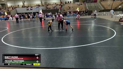 90 lbs 5th Place Match - Rhett Dumke, Nolensville Wrestling Club vs Michael Maczynski, Slingshot Wrestling Club