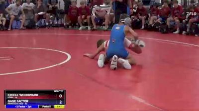 106 lbs Round 3 (8 Team) - Steele Woodward, Utah vs Gage Factor, Minnesota Red