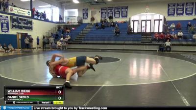 285 lbs Cons. Semi - Daniel Skold, Augustana (IL) vs William Weise, Wisconsin Club