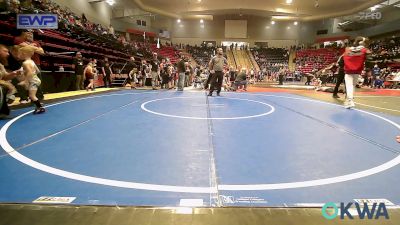 43 lbs Quarterfinal - Captain Bay, Sperry Wrestling Club vs Barrett Smith, Owasso Takedown Club