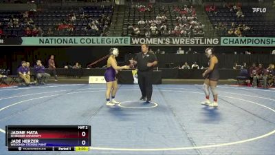 170 lbs Cons. Round 3 - Jadine Mata, Schreiner University vs Jade Herzer, Wisconsin Stevens Point