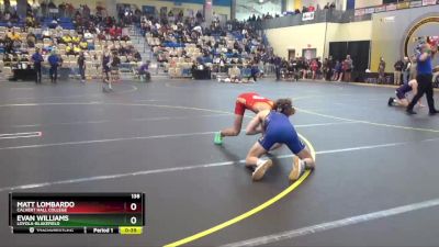 138 lbs Cons. Round 5 - Matt Lombardo, Calvert Hall College vs Evan Williams, Loyola-Blakefield