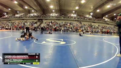 80 lbs Cons. Round 2 - Marley Ferguson, Fulton Wrestling Club-AA vs Caysen Hollingsworth, Buchanan County Wrestling Club-AA