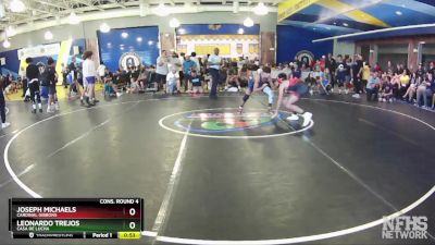 113 lbs Cons. Round 4 - Joseph Michaels, Cardinal Gibbons vs Leonardo Trejos, Casa De Lucha