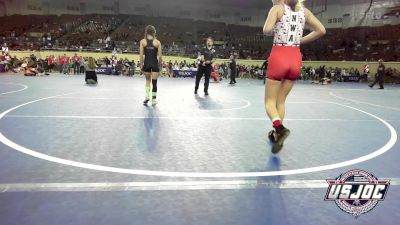 108 lbs Quarterfinal - Mia Anderson, Nebraska Wrestling Academy vs Lizzy Pryor, Chandler Takedown Club