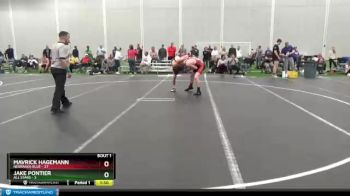 138 lbs Round 1 (8 Team) - Mavrick Hagemann, Nebraska Blue vs Jake Pontier, All Stars