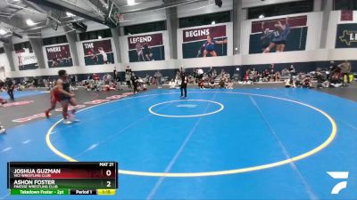 157 lbs Semifinal - Joshua Guzman, Vici Wrestling Club vs Ashon Foster, Finesse Wrestling Club