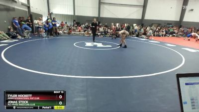 126 lbs Champ. Round 2 - Jonas Stock, All-Phase Wrestling Club vs Tyler Hockett, Askeo International Mat Club