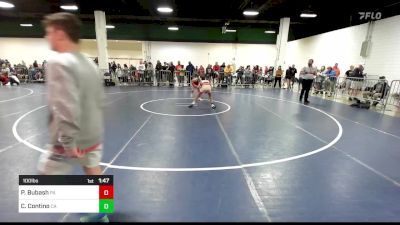 100 lbs Round Of 32 - Preston Bubash, PA vs Carlo Contino, CA