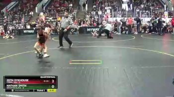 49 lbs Quarterfinals (8 Team) - Nathan Smith, Brighton Black vs Zeth Dykhouse, Lowell Red