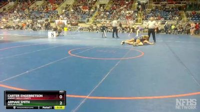 220 lbs Cons. Semi - Armani Smith, Beulah-Hazen vs Carter Engebretson, Harvey-Wells County