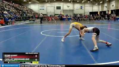 106 lbs Finals (8 Team) - Cadillac Niroomand-rad, Papillion-LaVista vs Ryder Kahny, Norfolk