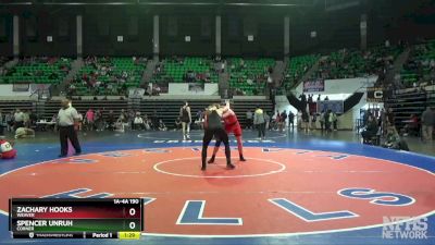 1A-4A 190 3rd Place Match - Zachary Hooks, Weaver vs Spencer Unruh, Corner