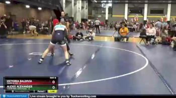 106 lbs Round 3 (6 Team) - Victoria Baldivia, Texas Black vs Alexis Alexander, TigerHawk Wrestling