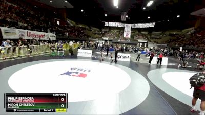 53 lbs Semifinal - Philip Espinosa, Rough House Wrestling vs Miron Cheltsov, California