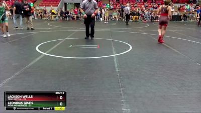 115 lbs Semis (4 Team) - Jackson Wells, Team Gotcha vs Leonidas Giatis, Highland Hornets