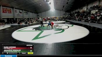 114 lbs Semis (4 Team) - Genaveve Gonzalez, El Paso Eastwood (Girls) vs Alina Hopkins, Katy (Girls)