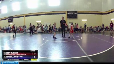 58 lbs Round 1 - Brody Turner, Bloomington South Wrestling Club vs Karsten Castetter, Falcon Wrestling Club