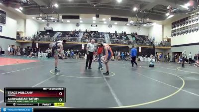 160 lbs Champ. Round 2 - Trace Mulcahy, Indiana vs Aleksandar Tatum, Peacock Wrestling Club LLC