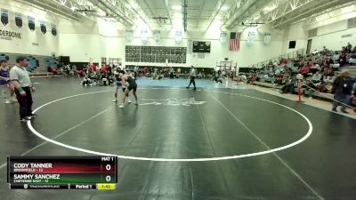 120 lbs Placement (4 Team) - Sammy Sanchez, Cheyenne East vs Cody Tanner, Broomfield