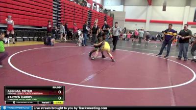 91+100 Round 1 - Abbigail Meyer, Madison County Youth Wrestling vs Karmen Harris, Tennessee Valley Wrestling