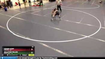 80 lbs Round 3 (6 Team) - Braxton Miller, Scott West vs Asher Hopf, Wayzata