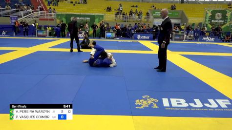 VITOR PEREIRA WARZYNSKI vs PEDRO VASQUES COIMBRA MOTA 2024 Brasileiro Jiu-Jitsu IBJJF