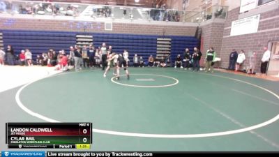 105 lbs Quarterfinal - Cylar Bail, Middleton Wrestling Club vs Landon Caldwell, Jet House