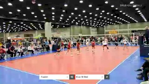 Fusion vs Kiva 16 Red - 2022 JVA World Challenge presented by Nike - Expo Only