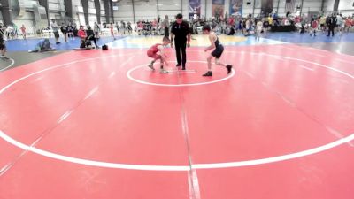 80 lbs Round Of 16 - Brayden Broadwater, All American Wrestling Club vs Brennen Veverka, Rebellion Uprising