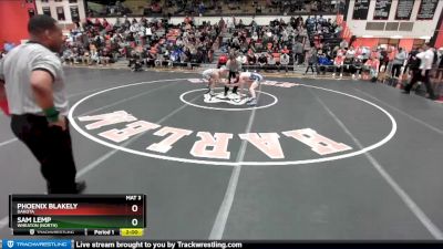 138 lbs Semifinal - Phoenix Blakely, DAKOTA vs Sam Lemp, Wheaton (NORTH)