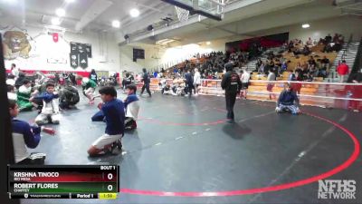 106 lbs Champ. Round 1 - Krshna Tinoco, Rio Mesa vs Robert Flores, Chaffey