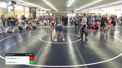 220 lbs Semifinal - Robert Anderson, Mcadoo vs Aidan Sterling, Jim Thorpe