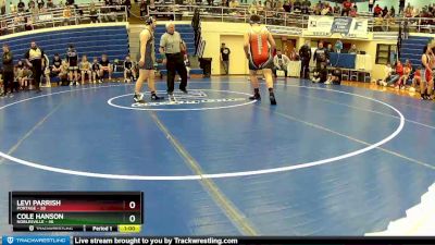 220 lbs Round 3 (4 Team) - Cole Hanson, Noblesville vs Levi Parrish, Portage