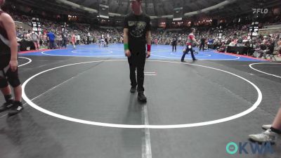 110 lbs Consi Of 16 #2 - Teddy Galligher, Barnsdall Youth Wrestling vs Zachary Piovesan, Pocola Youth Wrestling