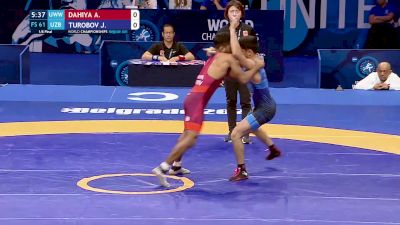 61 kg 1/8 Final - Akash Dahiya, UWW vs Jahongirmirza Turobov, Uzbekistan