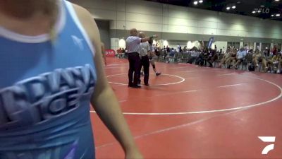 125 lbs Round 3 (8 Team) - Mattie Hutchinson, Indiana Ice vs Bella Spohn, MXW Purple