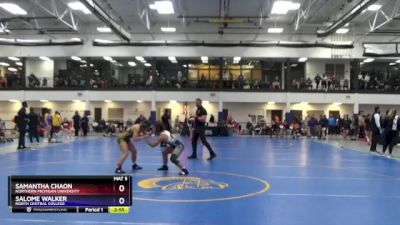 130 lbs Quarterfinal - Samantha Chaon, Northern Michigan University vs Salome Walker, North Central College