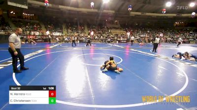 67 lbs Round Of 32 - Nixon Herrera, Rough House vs Cord Christensen, Texas Elite