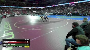 D3-190 lbs Quarterfinal - Matthew Roach, Ladysmith vs Kemper Robinson, Kewaunee