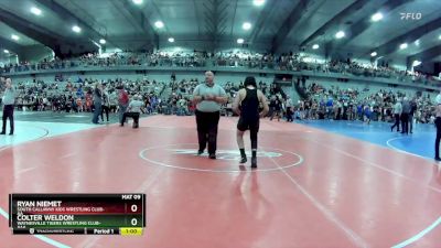 120 lbs Cons. Round 3 - Colter Weldon, Waynesville Tigers Wrestling Club-AAA vs Ryan Niemet, South Callaway Kids Wrestling Club-AA