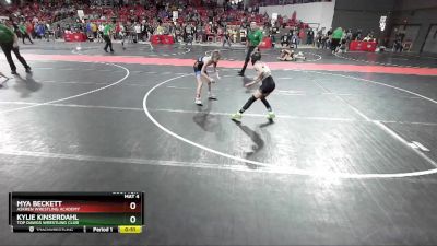 77 lbs Semifinal - Mya Beckett, Askren Wrestling Academy vs Kylie Kinserdahl, Top Dawgs Wrestling Club