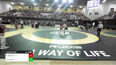 150 lbs Consi Of 16 #2 - Ryan Barone, Fishburne vs Kai Lewis, Paul VI