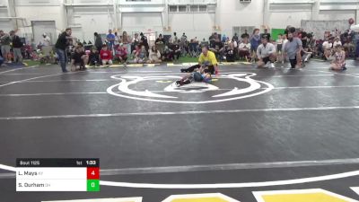 50-B lbs Consi Of 8 #1 - Lukas Mays, KY vs Spencer Durham, OH