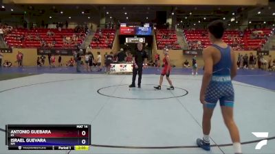 106 lbs Semifinal - Antonio Guebara, KS vs Israel Guevara, NM