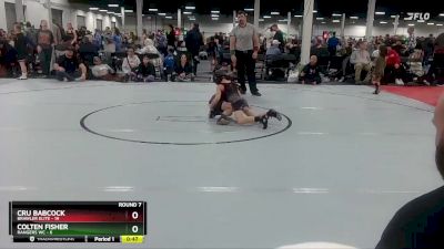 56 lbs Round 7 (10 Team) - Colten Fisher, Rangers WC vs Cru Babcock, Brawler Elite