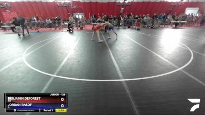 126 lbs Cons. Round 4 - Benjamin DeForest, ND vs Jordan Rasof, IL