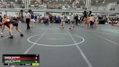 113 lbs Round 4 (8 Team) - Mason Whitney, Mat Assassins vs Carlos Salazar, Team Gotcha